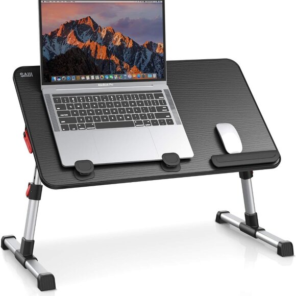 Laptop Desk Table, Adjustable Laptop Stand, Portable Lap Desks with Foldable Leg - Picture 1 of 6